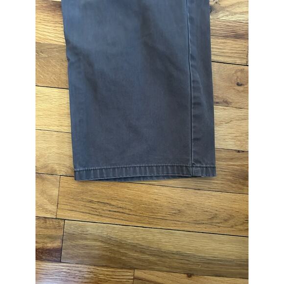 Bonobos Washed Chino Pants Dark Brown Straight Fit Cotton Flat Front Mens 31x30 - Picture 2 of 10